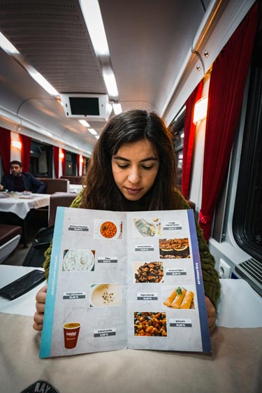 doğu ekspresi yemekli vagon